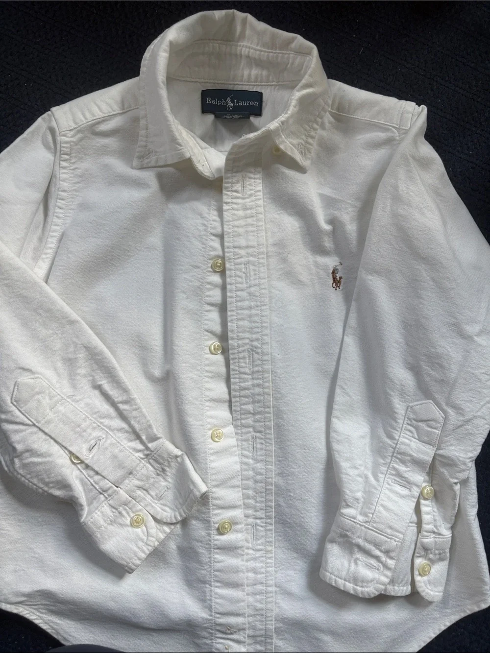 Ralph Lauren White Oxford Shirt